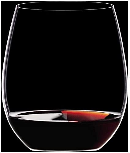 Riedel O Stemless 비 크리스탈 카베르네 / 메를로 와인 글라스, 6 개 세트