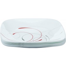 Corelle Square Splendor 10-1 / 4 인치 플레이트 세트 (6 개)