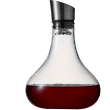 Eravino Wine Decanter Airating Carafe with Lid 100% 핸드 블로우 크리스털 글라스 데칸터 와인 브리더 - 와인 마시는 사람들을 위한 훌륭한 선물: