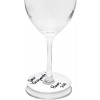 Oenophilia Blank Wine Glass Stemtags-100 개 세트, 칵테일 용 와인 글라스 음료 마커, 마티니, 샴페인 플루트