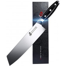 TUO Kiritsuke Knife-8 인치 Kiritsuke Chef Knife-일본 야채 고기 칼-독일 HC 스틸-풀 탕 파카 우드 핸들-선물 상자가있는 BLACK HAWK SERIES