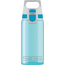 Sigg Viva ONE 아쿠아, 스포츠 음주 병, 0.5 L, 폴리 프로필렌, BPA 무료, 티키스, 블루, 0.5 리터 & 음주 병, 알루미늄, 레드, 0.5l