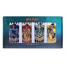 Silver Buffalo HP031T1 Harry Potter Movie 1-8 House Crests 텀블러 세트, 4 팩