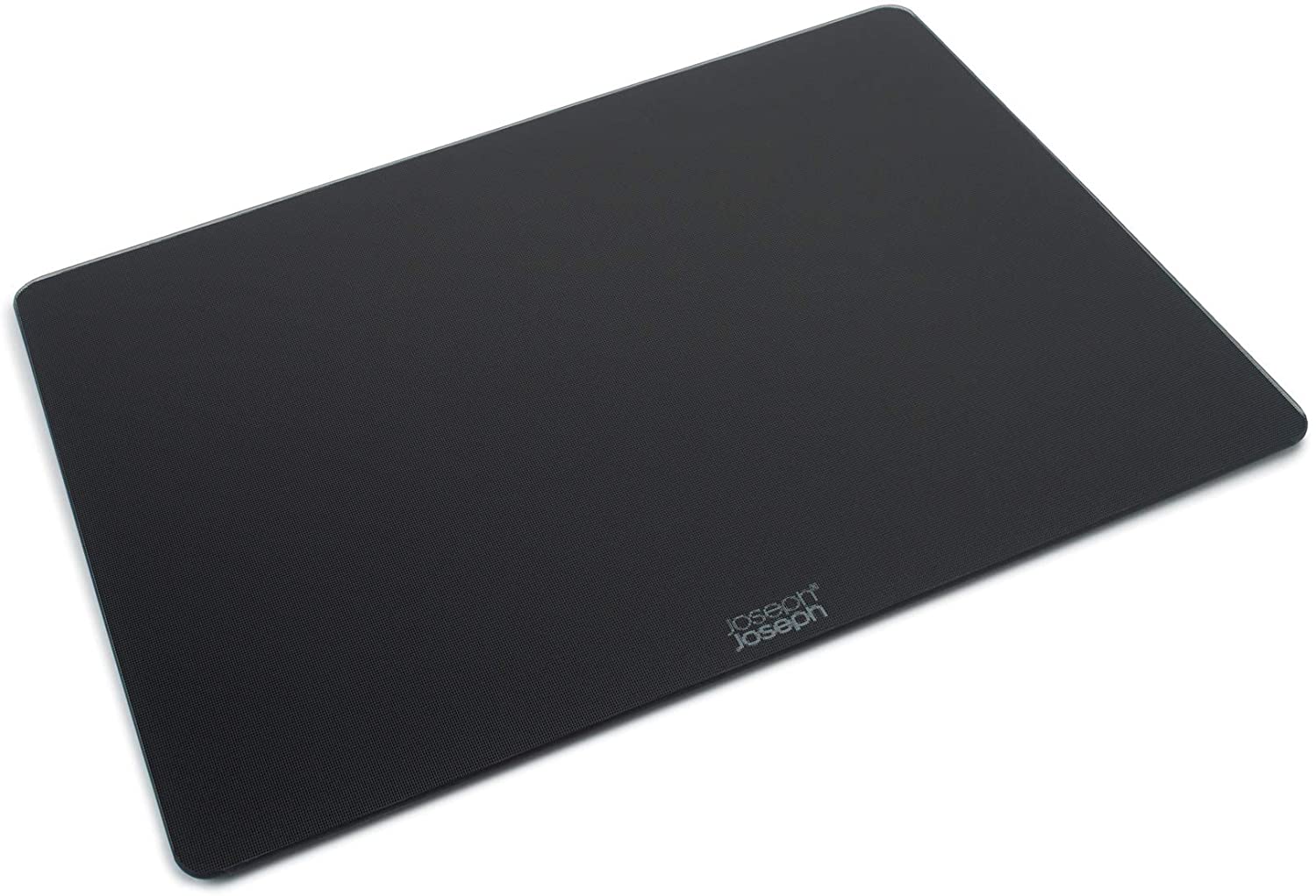 Joseph Joseph 90125 Worktop Saver 유리 커팅 보드 및 서빙 보드 내열성, 11.8 인치 x 15.8 인치, 검은 색