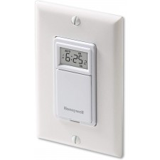 Honeywell RPLS730B1000 / U RPLS730B1000 7 일 프로그래밍 가능 전등 스위치 타이머, 흰색