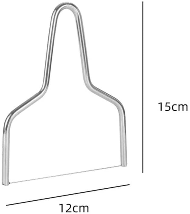 부드러운 하드 블록을위한 카비록 2 pcs 스테인레스 스틸 와이어 치즈 커터 커터 손 버터 커터