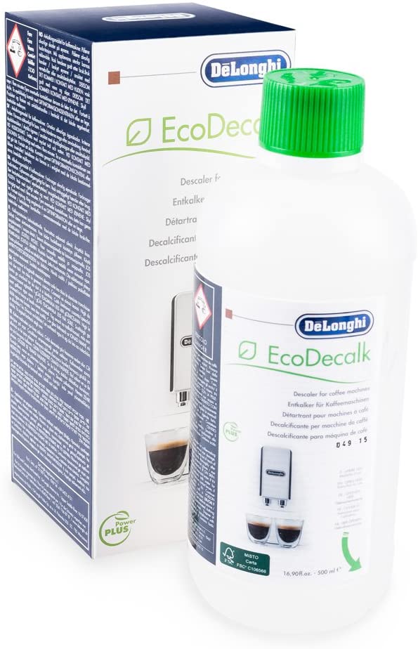 커피 머신과 커피 머신을 위한 3 x DeLonghi descaler/ EcoDecalk/ 각 500ml/ PowerPlus / DLSC500