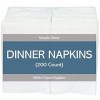 일회용 식사 Napkins 린넨 필 페이퍼 ~ Cloth-Like 게스트 핸드 타올 화이트를 들면 냅킨까지는 팩 200일 슈퍼 소프트와 욕실, Kitchen, 당사자, 상점들은 들어 고도로 Absorbent Cloth-Like 조직 달성 ~:.보건&amp;퍼스널 케어