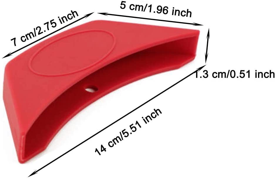 EOTA 4피스 실리콘 어시스트 핸들 홀더 스칼드 방지 단열 냄비 그립 커버 냄비용 팬, 프라이팬, 그리드, 금속 조리용품, 빨간색: 주방 & 다이닝