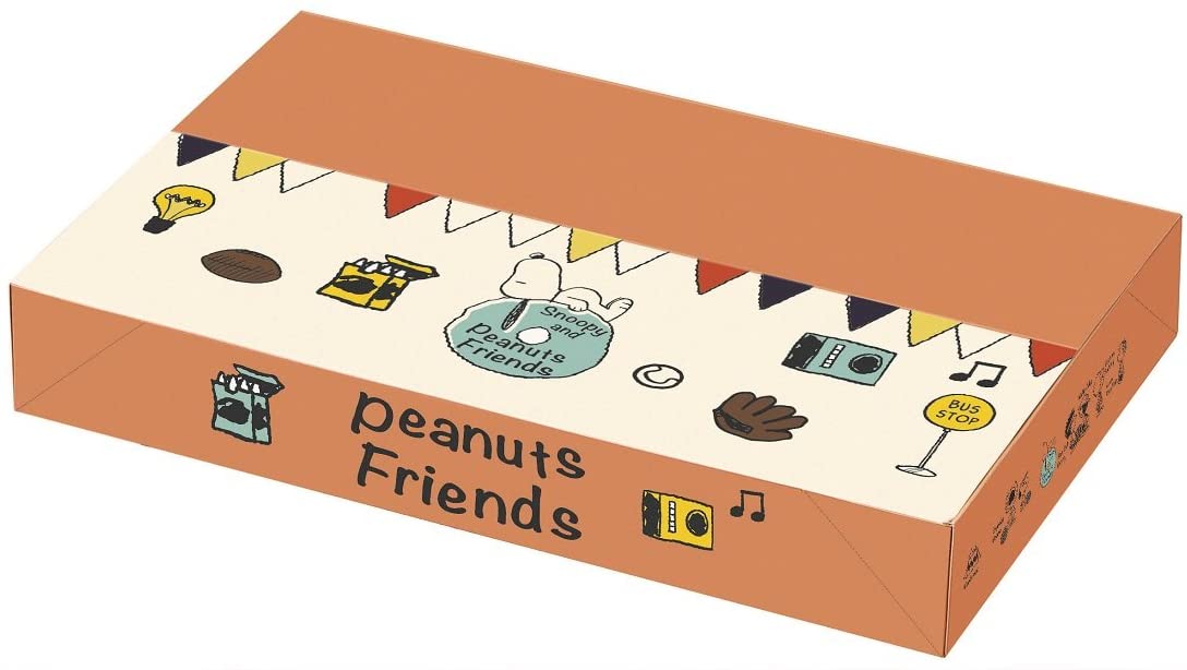 스케이터 푸드 컨테이너 & 물수건 선물 세트 2000 엔 스누피 PEANUTS 일제 SET921