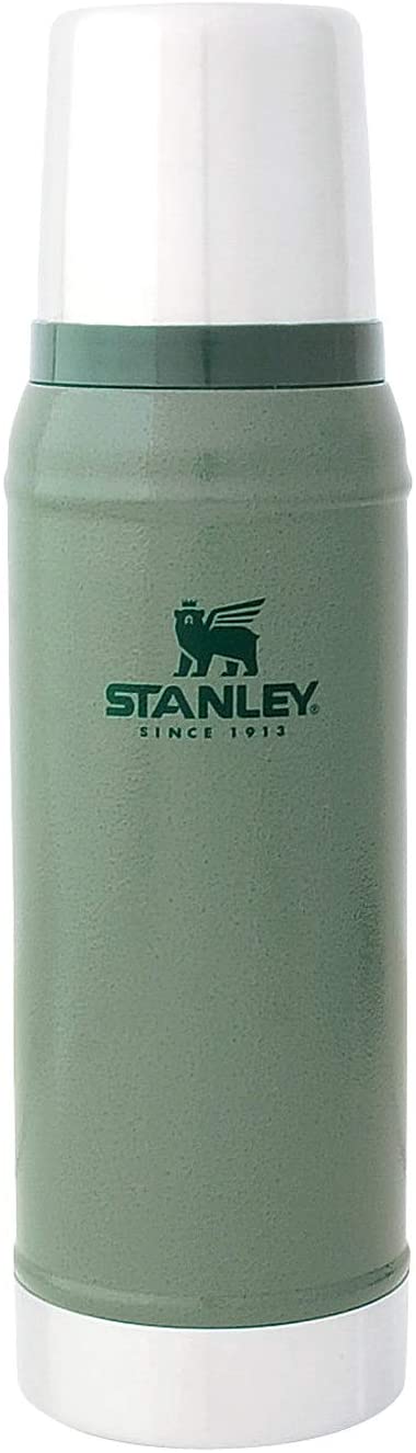 STANLEY (스탠리) 새로운 로고 클래식 진공 병 0.75L 그린 물통 보냉 보온 보증 01612-029 (일본 정품)