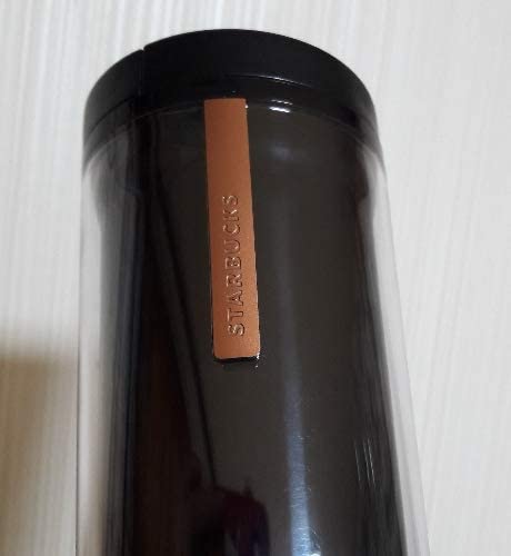 해외 한정 스타 벅스 블랙 텀블러 Starbucks Crosby Black Gold Badge Tumbler 473ml [병행 수입품] (Black)