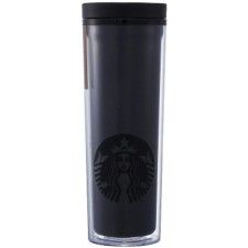 해외 한정 스타 벅스 블랙 텀블러 Starbucks Crosby Black Gold Badge Tumbler 473ml [병행 수입품] (Black)