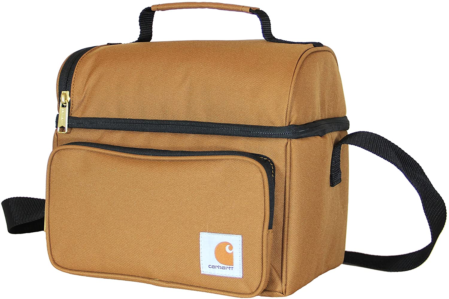 Carhartt Deluxe Dual Compartment Insulated Lunch Cooler Bag, Carhartt Brown (병행 수입품) 141 [병행]