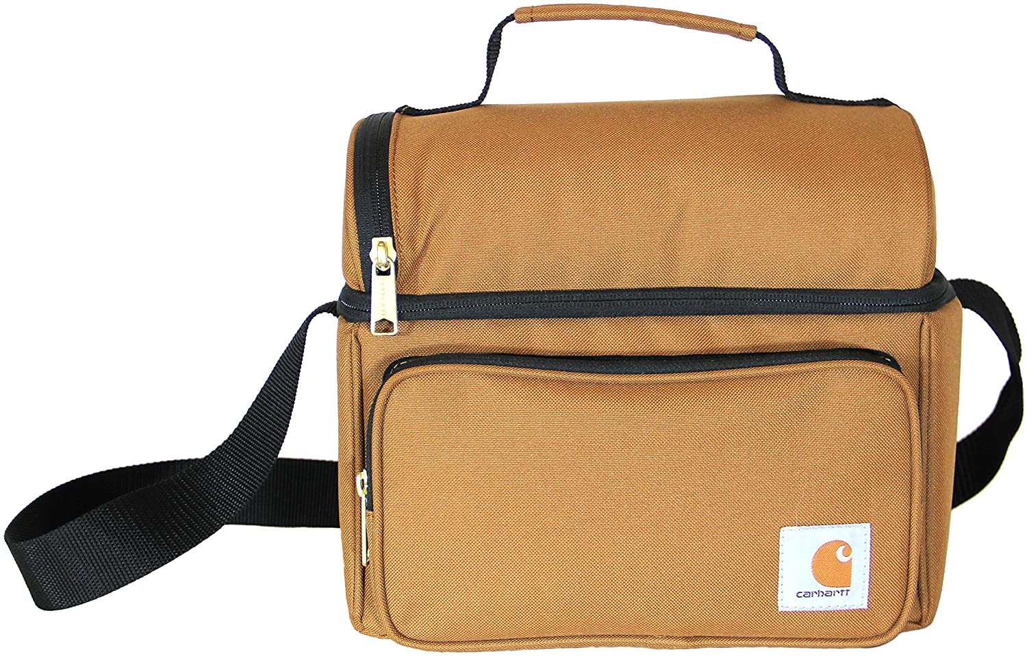 Carhartt Deluxe Dual Compartment Insulated Lunch Cooler Bag, Carhartt Brown (병행 수입품) 141 [병행]