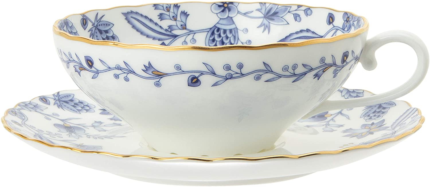 Noritake 노리 타케 찻잔 & 받침 180cc 블루 소렌 티노 본 차이나 T58043A / 4562