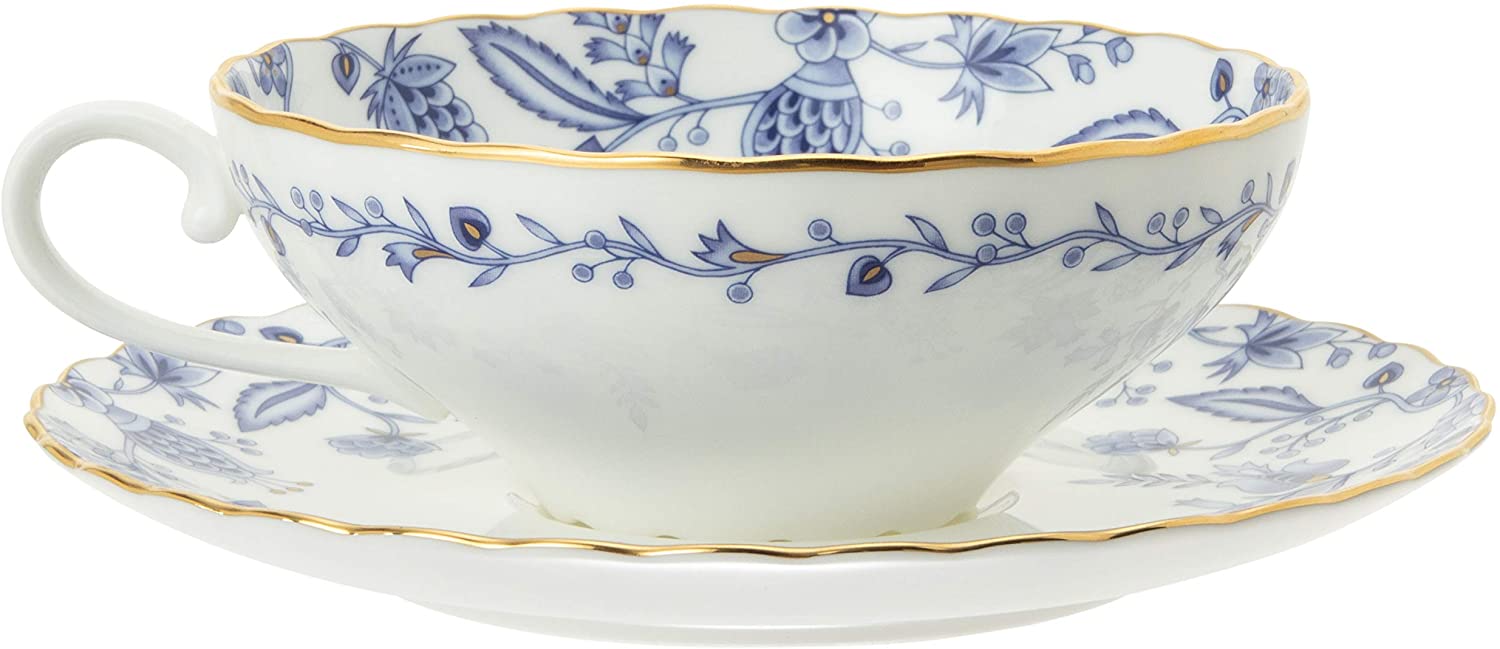 Noritake 노리 타케 찻잔 & 받침 180cc 블루 소렌 티노 본 차이나 T58043A / 4562