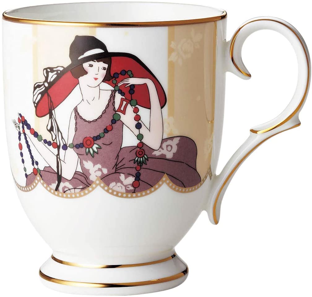 Noritake 노리 타케 머그컵 320cc 레디마구 컬렉션 클라라 뼈 중국 T50755A / H-622L