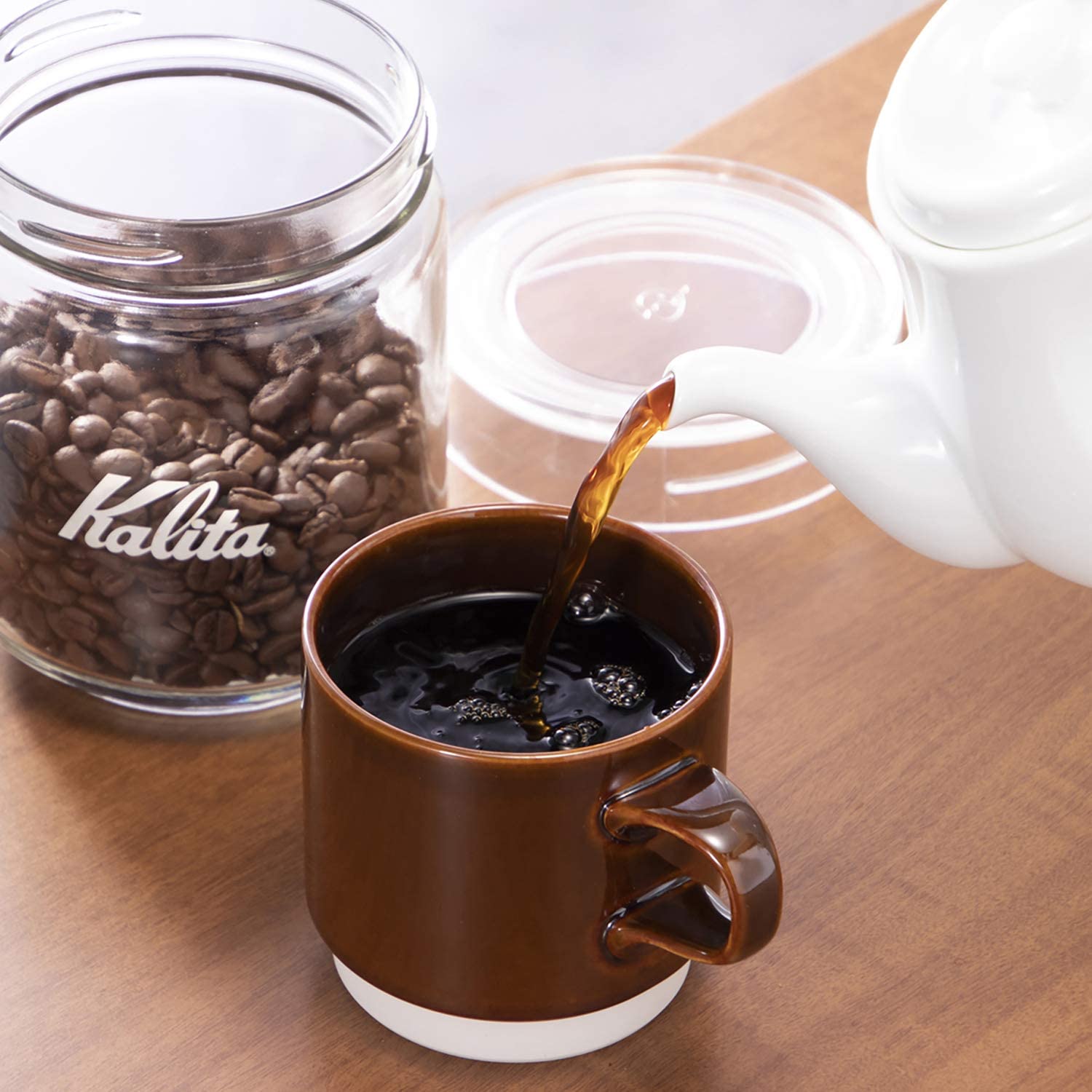 카리타 Kalita 커피 포트 하사 미소 도자기 700ml HASAMI & Kalita # 35197