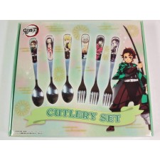 귀멸의 칼날 cutlery set커틀러리 세트 숟가락 포크 A카마도 석탄 기지로 카마도 니두 아이 아즈마 선일 부리 평 이노스케 토미오카 의용 호접 시노부 노브랜드품 커틀러리 어소트 세트 통판