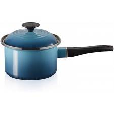 르 크루제 (Le Creuset) 법랑 냄비 EOS 소스 빵 16 cm 마린 블루 가스 IH 지원 【일본 정규 판매 상품]