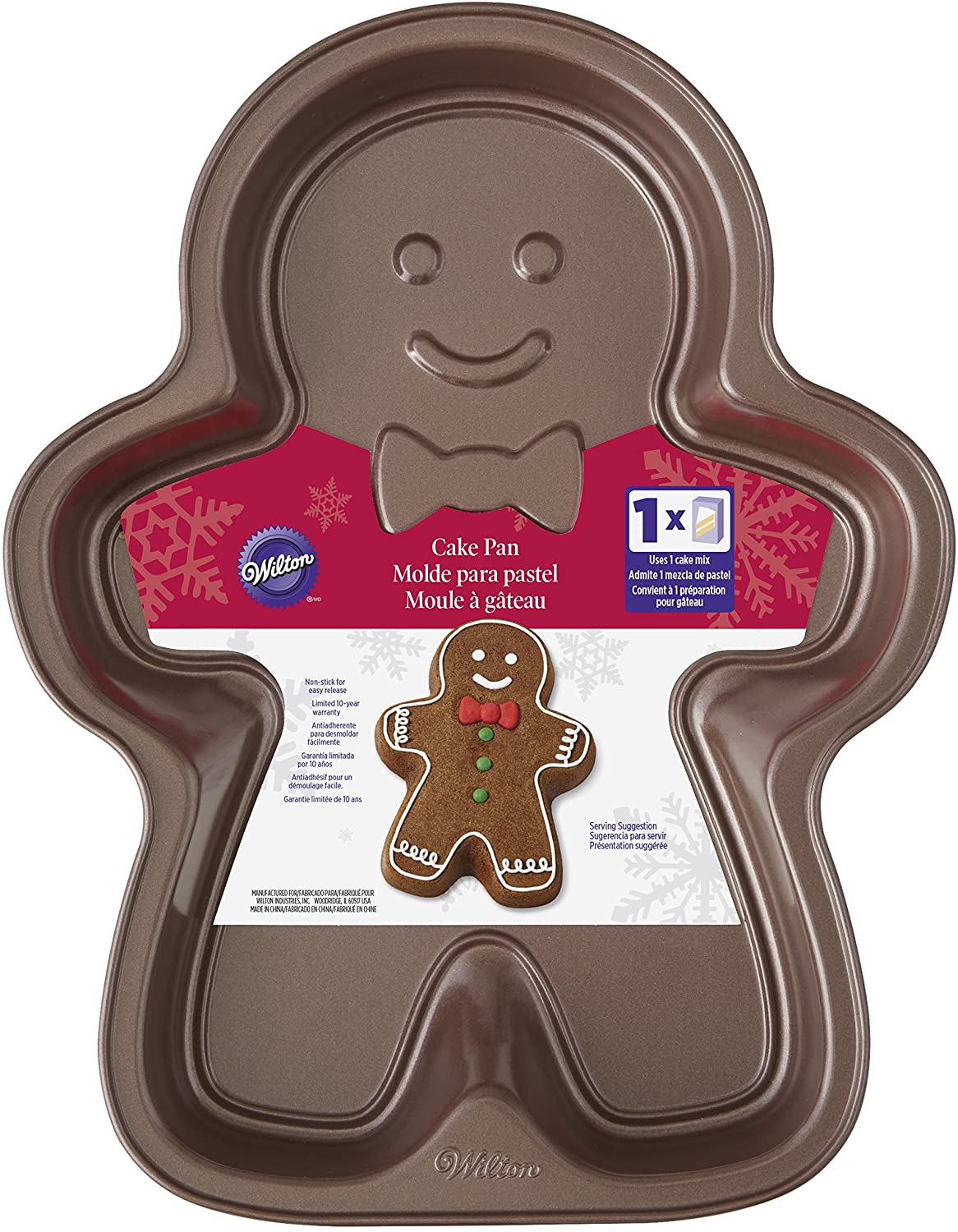 Wilton Gingerbread Boy 케이크 팬