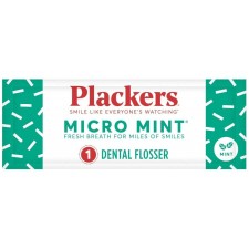 Plackers 개별 포장 마이크로 민트 치실 픽, 500 개