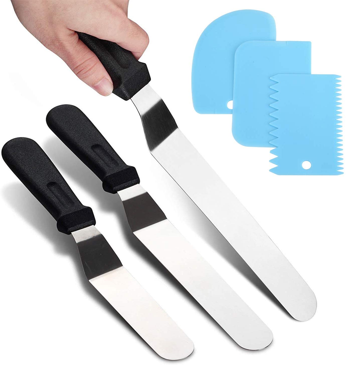 Offset Spatula, Icing Spatula Set with 6