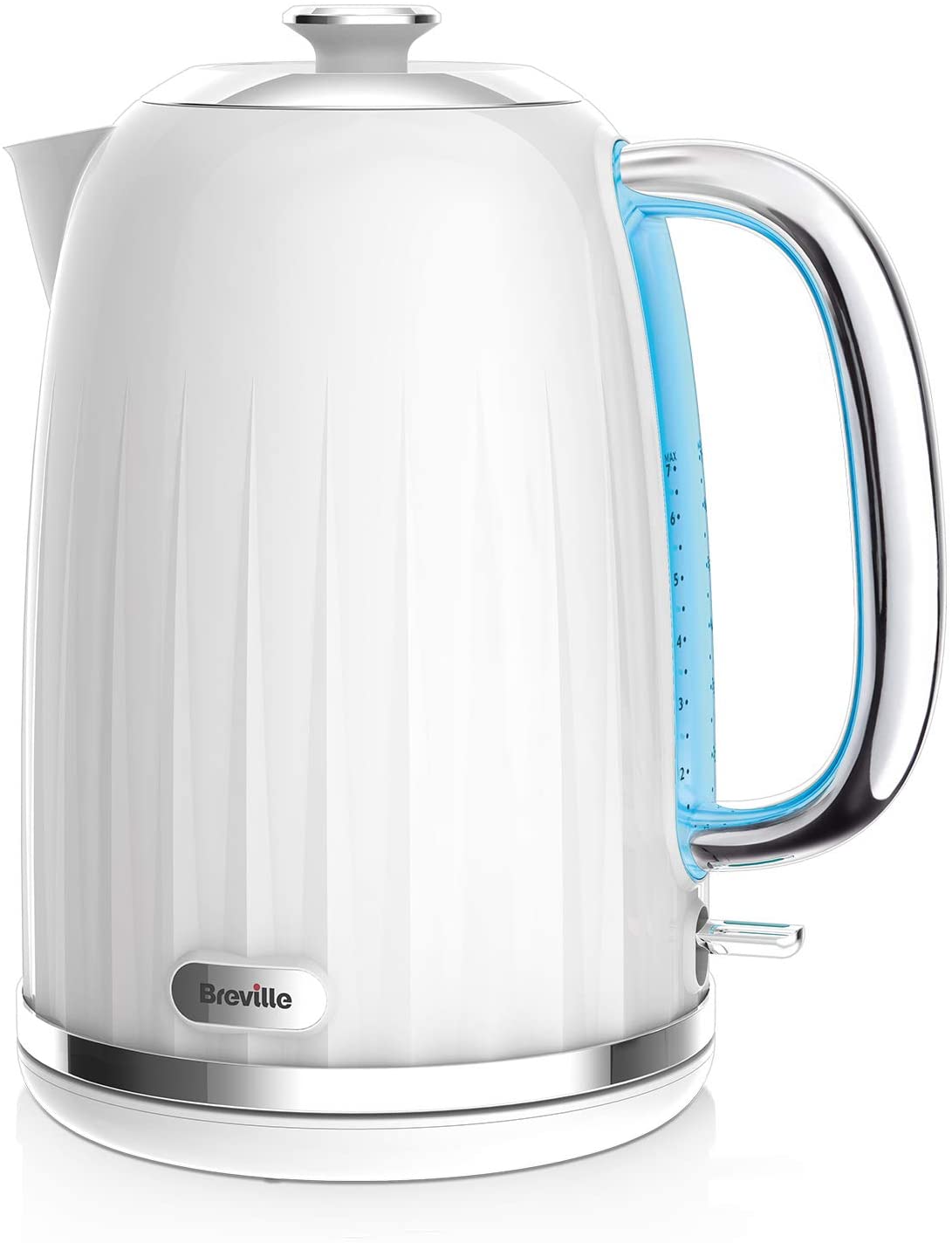 Breville 임프레션 전기 케틀, 1.7L, 3KW Fast Boil, White [VKJ378]