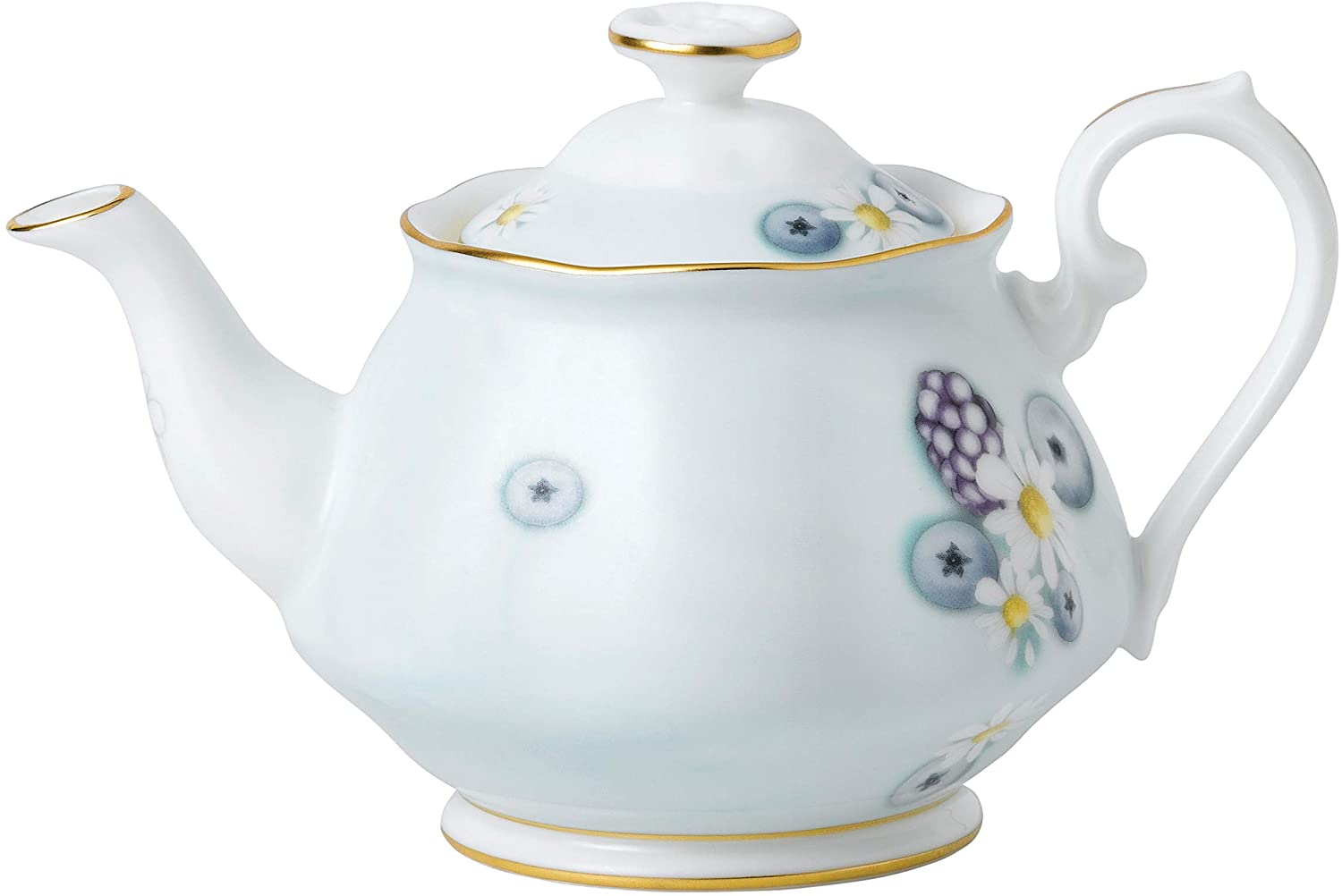 로얄 알버트 40033596 Alpha Foodie Mini Teapot 0.45ltr, Fine Bone China