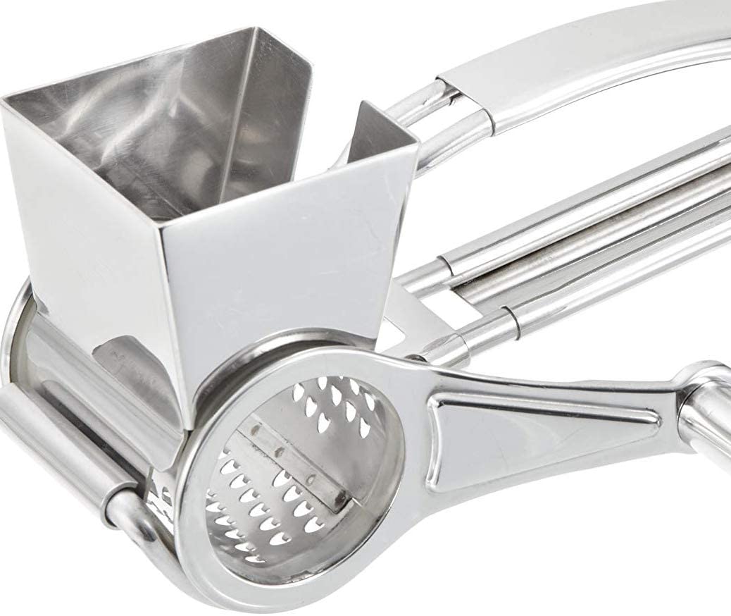 Winnes Manual Cheese Grater 테이블 상단 장착 넛 Grinder 금속 핸드 그라인더 밀 로터리 공구 치즈 그레이터