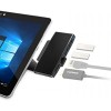 Surface Go 어댑터, 4-in-1 Surface Go Dock 디스플레이 포트-HDMI 확장 USB 허브 고속 듀얼 USB 3.0 포트(5Gps) Surface Go용 4K HDMI USB 콤보 어댑터