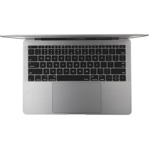 MOSISO 실리콘 키보드 커버 보호 피부는 MacBook Pro 13 인치 2017 2016 릴리스 A1708(터치 바 및 없음)과 호환됩니다. MacBook 12인치 A1534, 블랙과 호환 가능