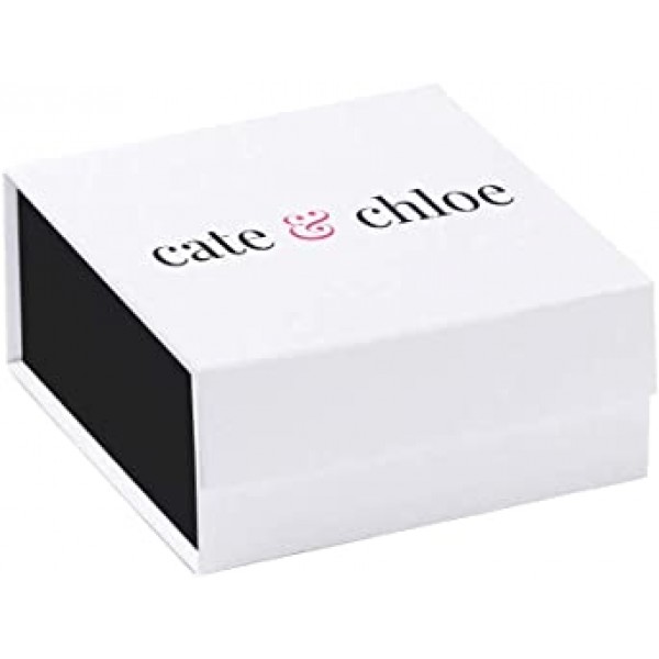 케이트 & Chloe Olivia 18k 테니스 팔찌, 여성용 18k 금도금 테니스 팔찌 w/ 큐빅 지르코니아 크리스탈, 7.5\