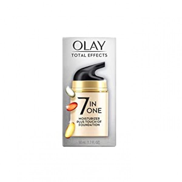 Olay Total Effects Face Moisturizer Touch of Foundation, 1.7 fl oz