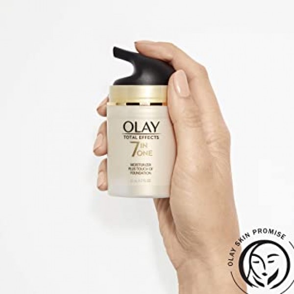 Olay Total Effects Face Moisturizer Touch of Foundation, 1.7 fl oz