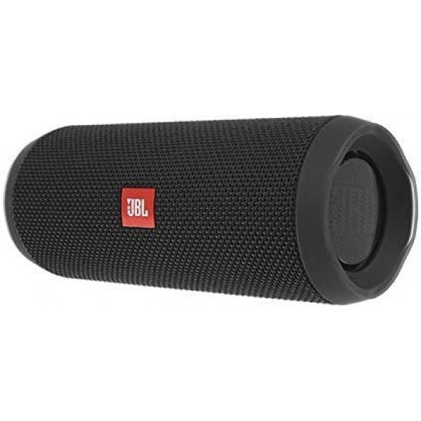 JBL Flip 4, 블랙 - 방수, 휴대용 & 내구성이 뛰어난 Bluetooth 스피커 - 최대 12시간의 무선 스트리밍 - 소음 제거 스피커폰, 음성 지원 & 제이비엘 커넥트