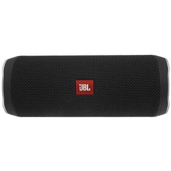 JBL Flip 4, 블랙 - 방수, 휴대용 & 내구성이 뛰어난 Bluetooth 스피커 - 최대 12시간의 무선 스트리밍 - 소음 제거 스피커폰, 음성 지원 & 제이비엘 커넥트