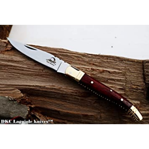 DKC-62-PD-440c PADAUK PRINCE Laguiole 스테인레스 스틸 접이식 포켓 나이프 4 \