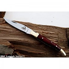 DKC-62-PD-440c PADAUK PRINCE Laguiole 스테인레스 스틸 접이식 포켓 나이프 4 