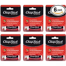 ChapStick, 딸기, 0.15온스 스틱(6개들이)