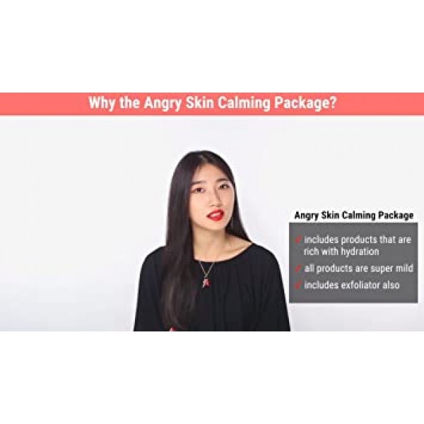 [디어클레어스] Angry Skin Calming Package, 자극받은 스킨케어, 토너, 세럼, 비타민C 세럼, 블루크림, 수딩크림, 샘플주머니