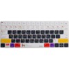 MOSISO 소프트 보호 초박형 키보드 커버 스킨은 iMac Wireless 2세대 Magic Keyboard(MLA22LL/A)와 호환되며 US 레이아웃, Mac OS X OSX-M-CC-2, 화이트