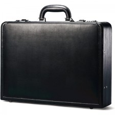 Samsonite Bonded Leather Attache, 블랙, 프리 사이즈