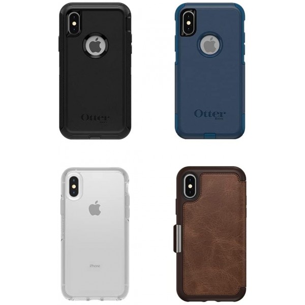 OtterBox DEFENDER SERIES SCREENLESS EDITION 케이스 iPhone Xs & iPhone X - 소매 포장 - DARK LAKE(친칠라/드레스 블루)