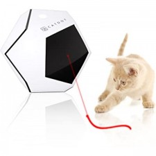 SereneLife 자동 고양이 큐브 장난감 - 전자 회전 & Interactive & Smart Sensory Pet Play - 자동 무선 제어 - SLCTLA40.5