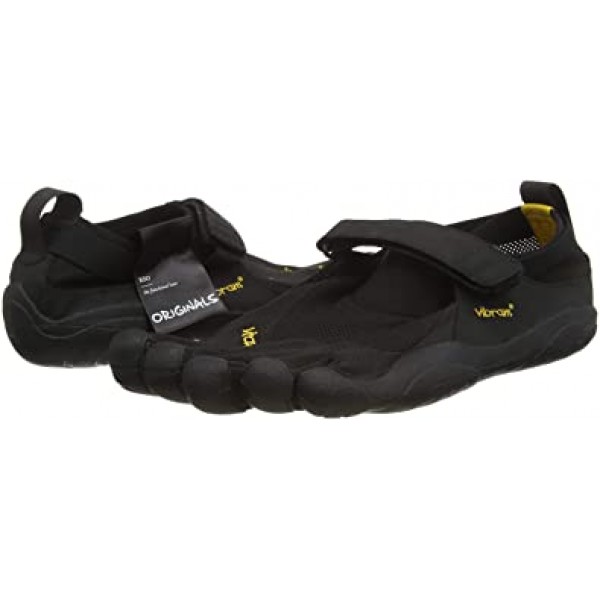 Vibram Five Fingers 남성용 KSO Trek Trail 하이킹 블랙 슈즈