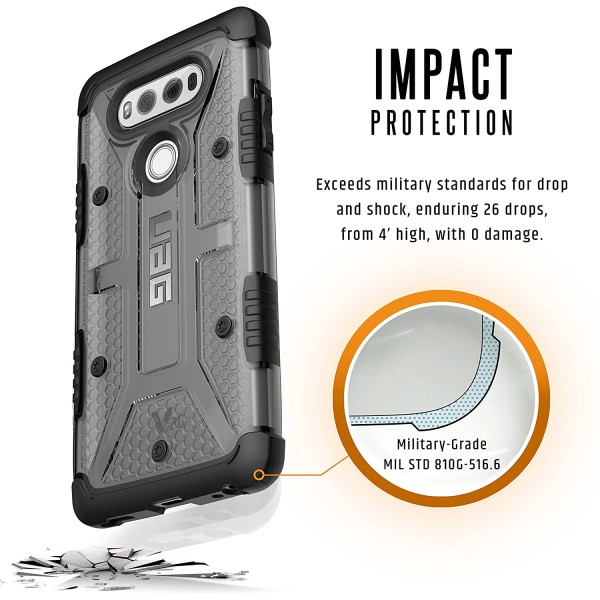 URBAN ARMOR GEAR [UAG] LG V20 Plasma Feather-Light Rugged [Ash] 군용 낙하 테스트 폰 케이스