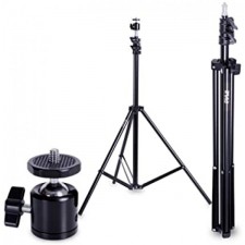 Pyle Home PRJTPS44 Pyle 카메라 캠코더 프로젝터 삼각대 스탠드 헤비 듀티 W/360도 조정 - DSLR, SLR, DLP, 디지털 카메라용 -, 블랙