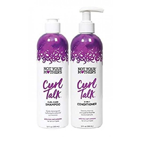 Not Your Mother\'s Curl Talk 샴푸 & 컨디셔너 세트, 각 12 Fl Oz